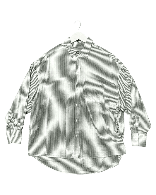 Size 2 (10) | Bassike Oversized Striped Shirt