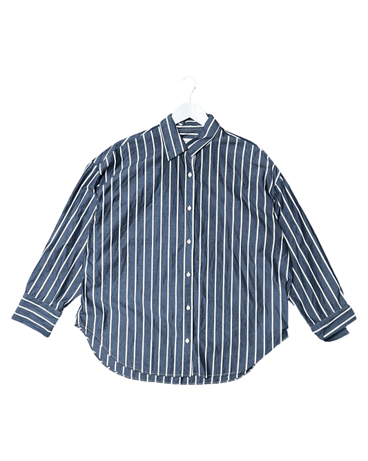 Size M | Assembly Label Striped Button Down Shirt