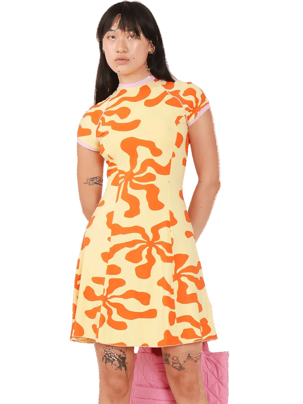 Size 10 (M) | Arthur Tequila Sunrise Raglan Mini Dress