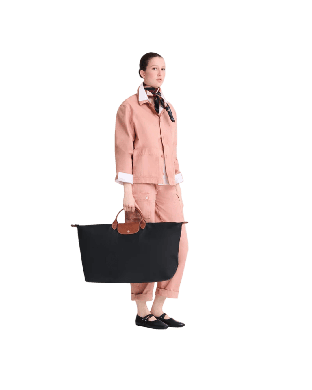 Longchamp Le Pliage Black Travel Bag