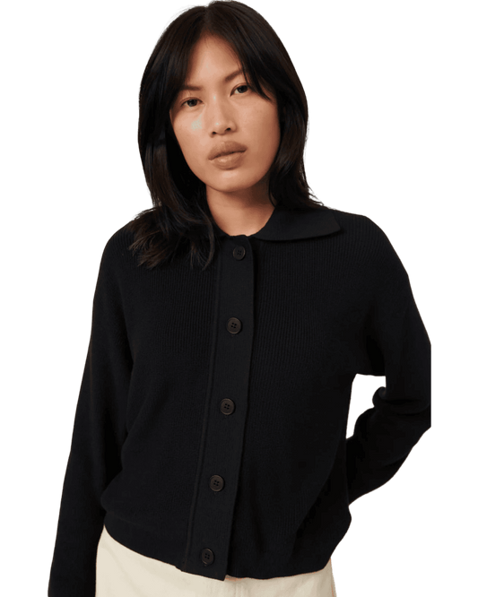 Size XL | Kowtow Organic Cotton Knit Polo Cardigan