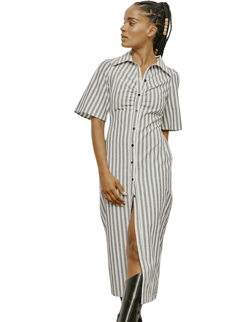 Size XS | Muse the Label Mari Charcoal Dress