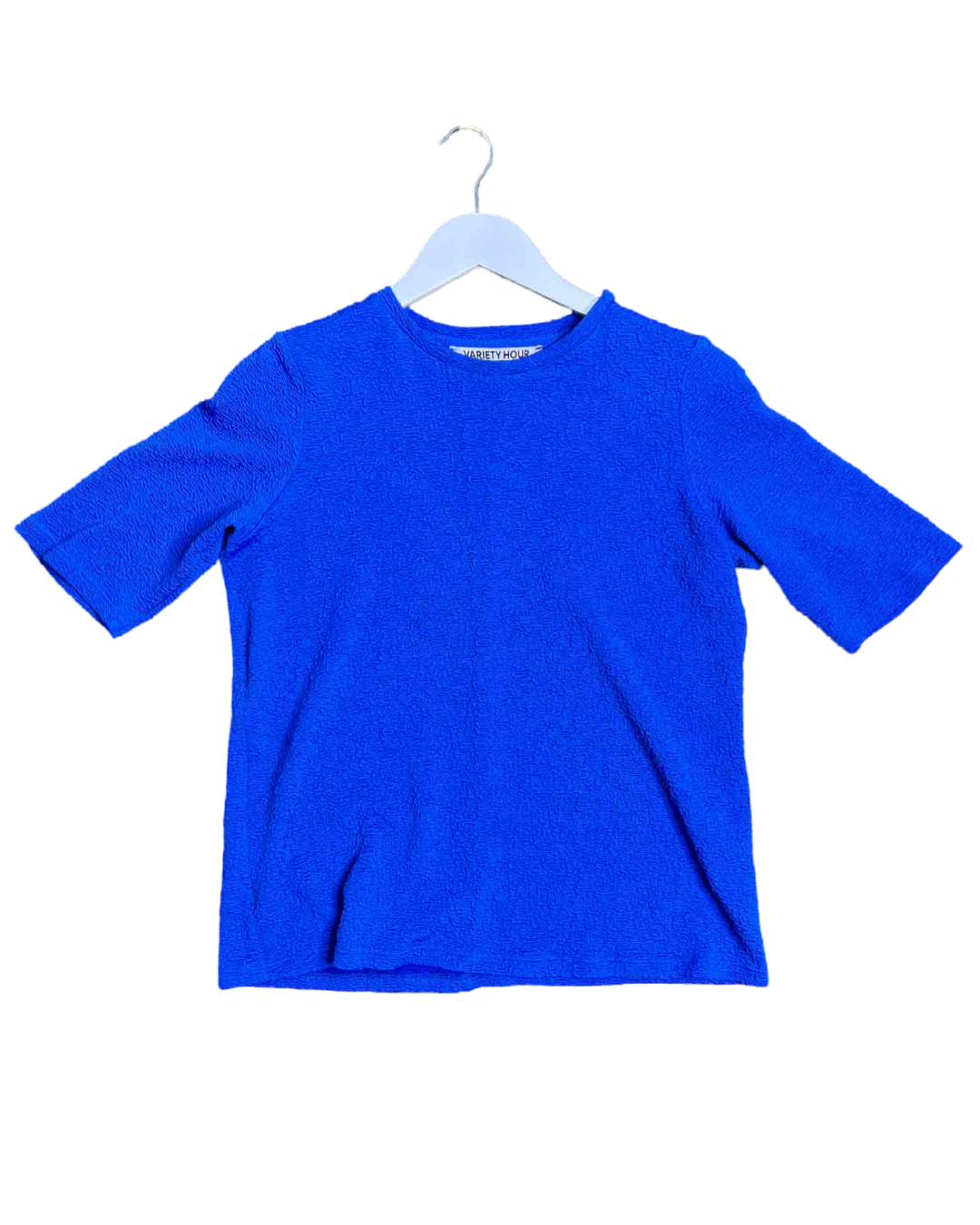 Size XS | Variety Hour Blue Crinkle Top