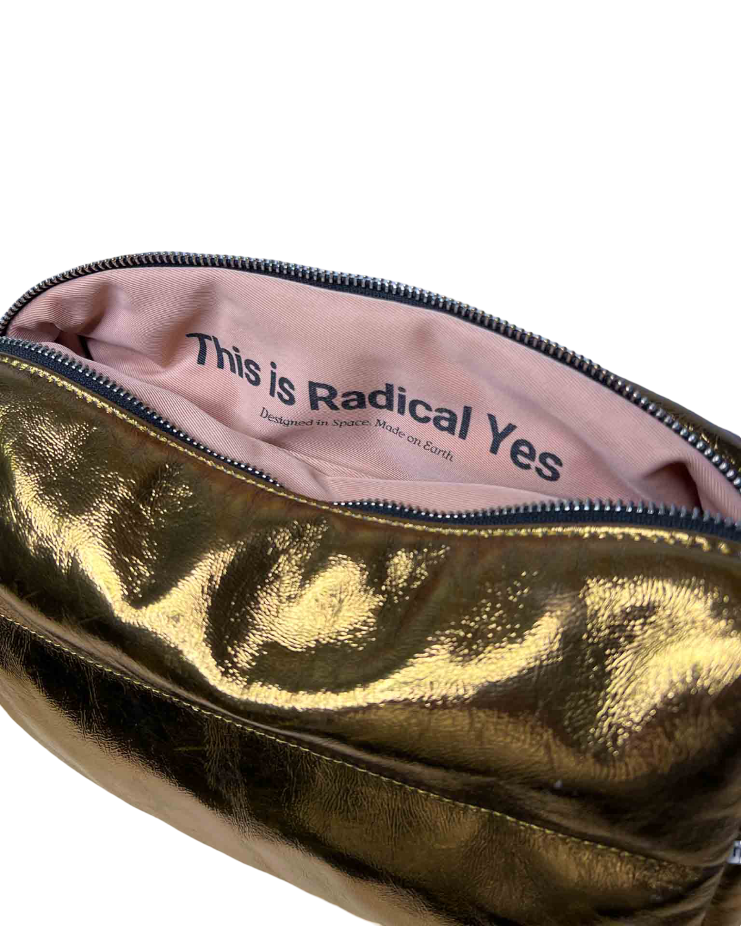 Radical Yes Gold Northstar Crossbody Bag