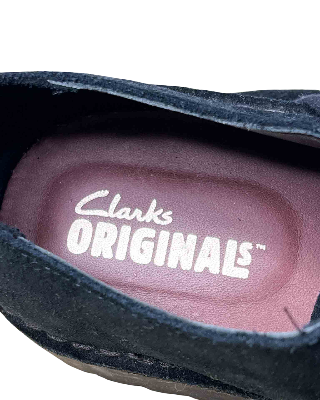 Size 47 | Clarks Black Suede Desert Oxford