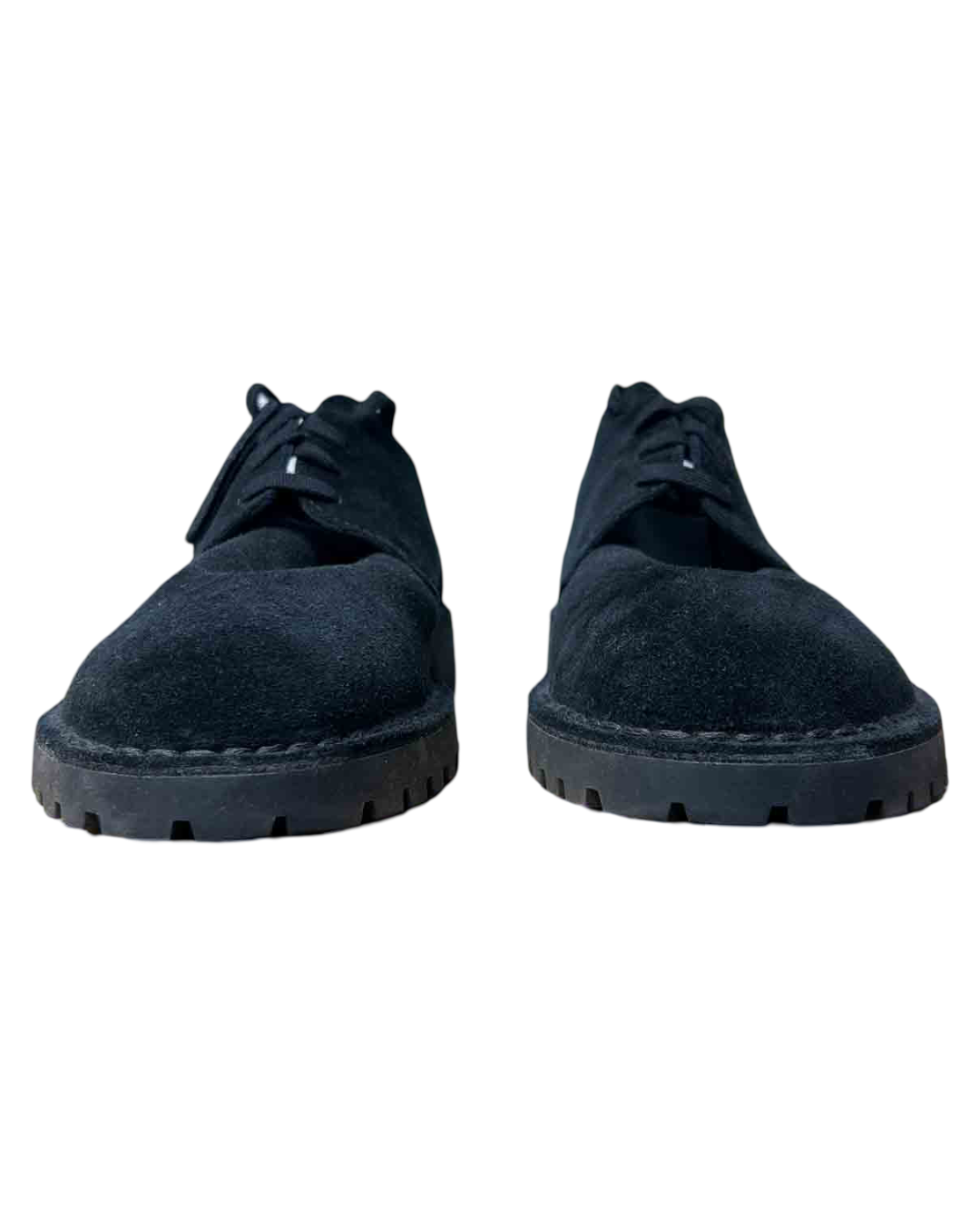 Size 47 | Clarks Black Suede Desert Oxford