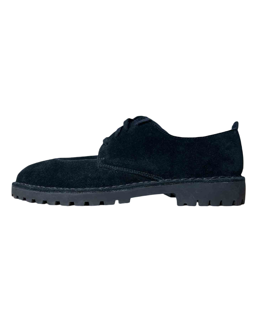 Size 47 | Clarks Black Suede Desert Oxford