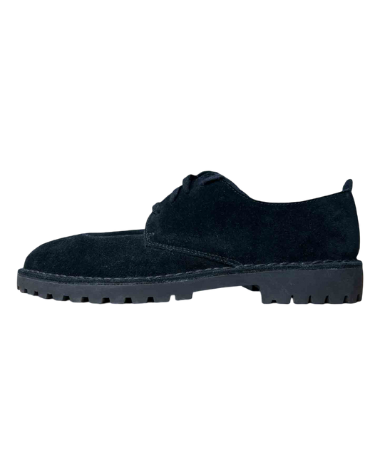 Size 47 | Clarks Black Suede Desert Oxford