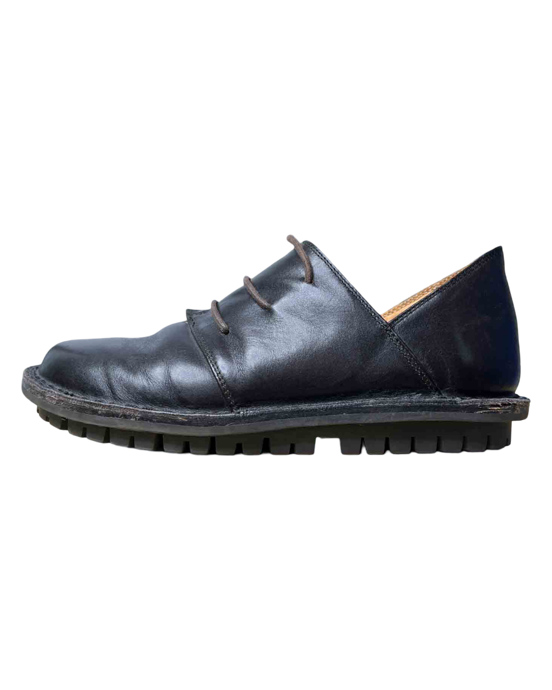 Size 41 | Trippen Black Leather Haferl Shoe