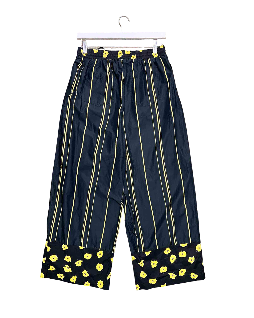 Size M/L | Blanca Black Striped Pants