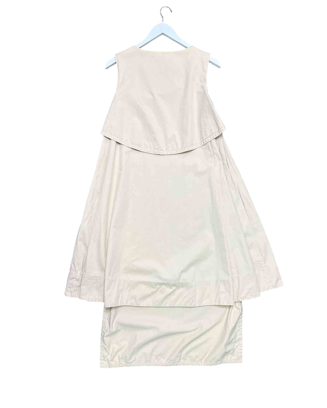Size S | Alpha60 Beige Asym Shift Dress