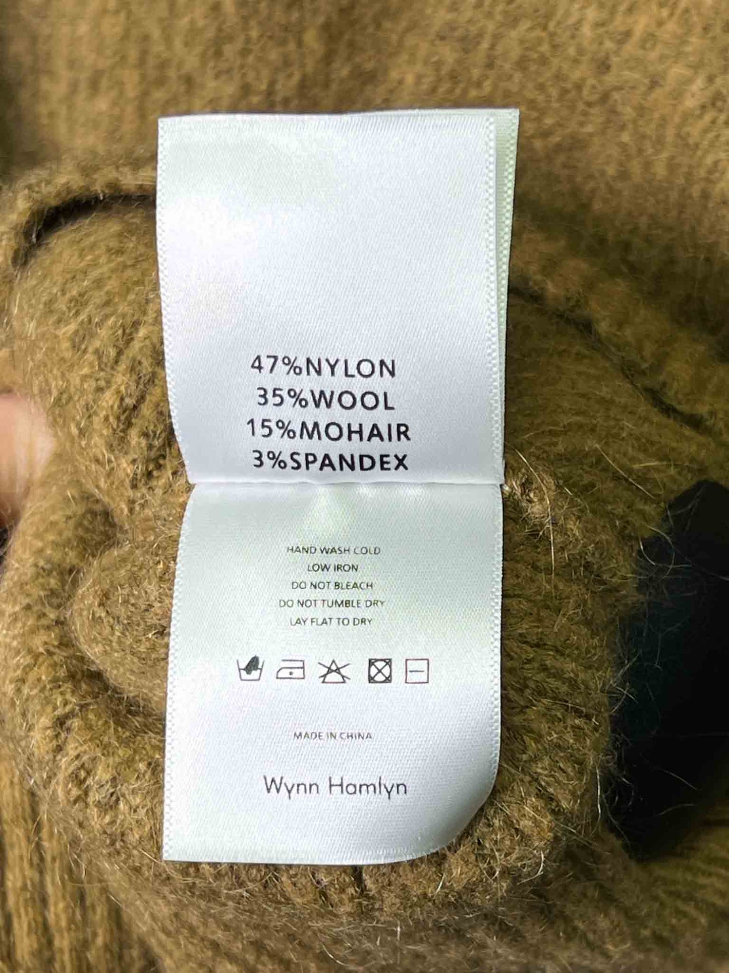 Size L | Wynn Hamlyn Brown Walter Cropped Jumper