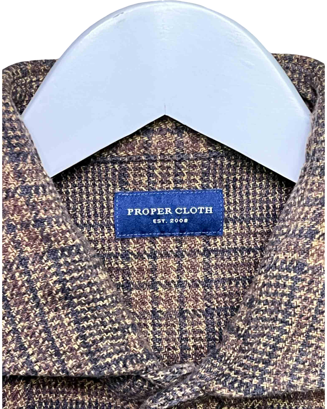 Size L | Proper Cloth Hickory Plaid Shirt