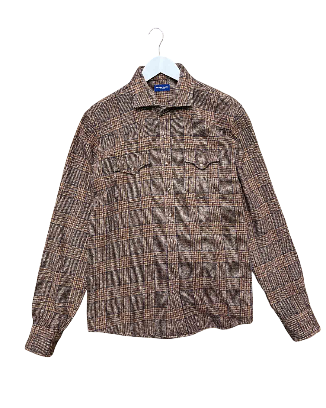 Size L | Proper Cloth Hickory Plaid Shirt