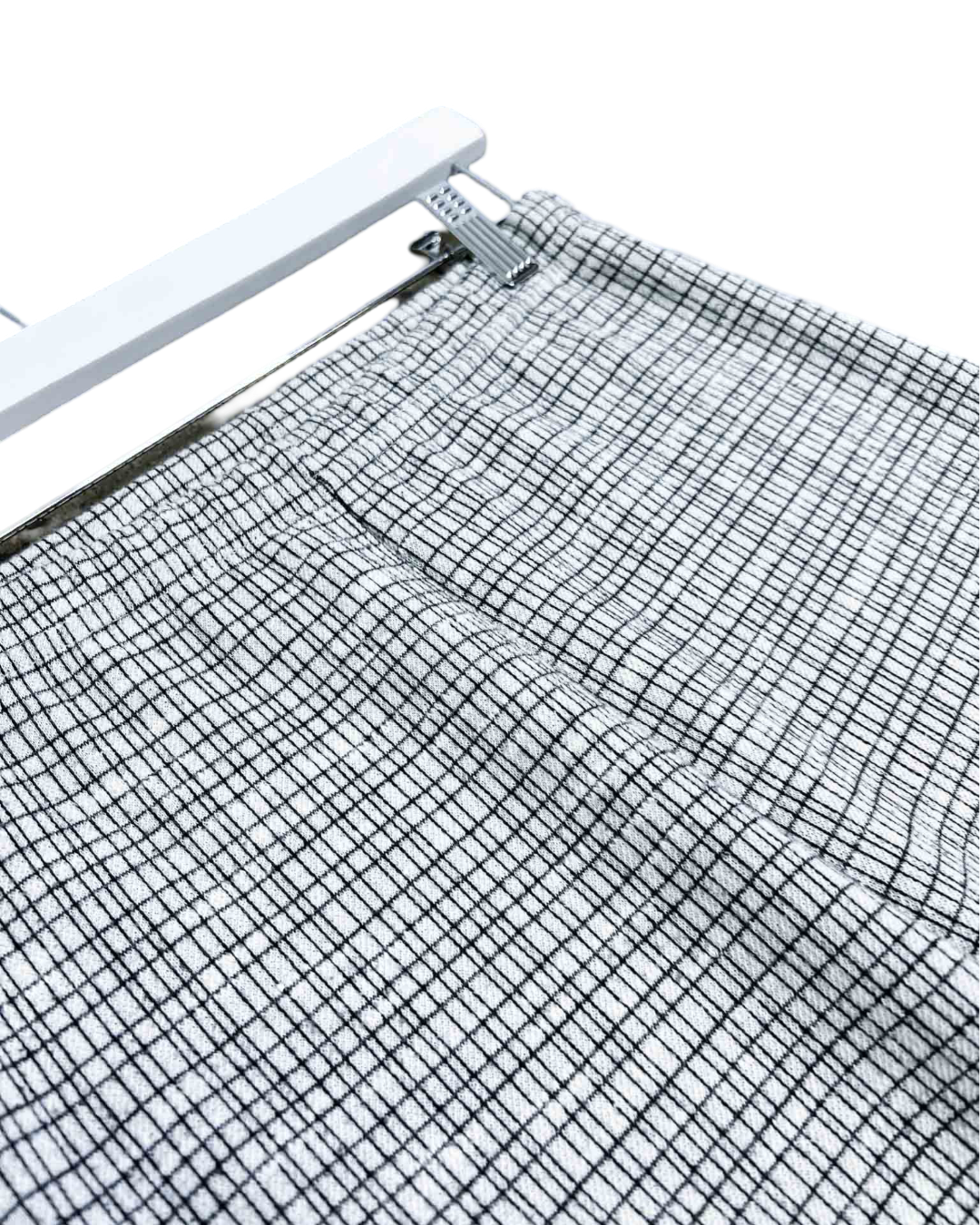 Size S | FME Apparel Grey and Black Check Pants