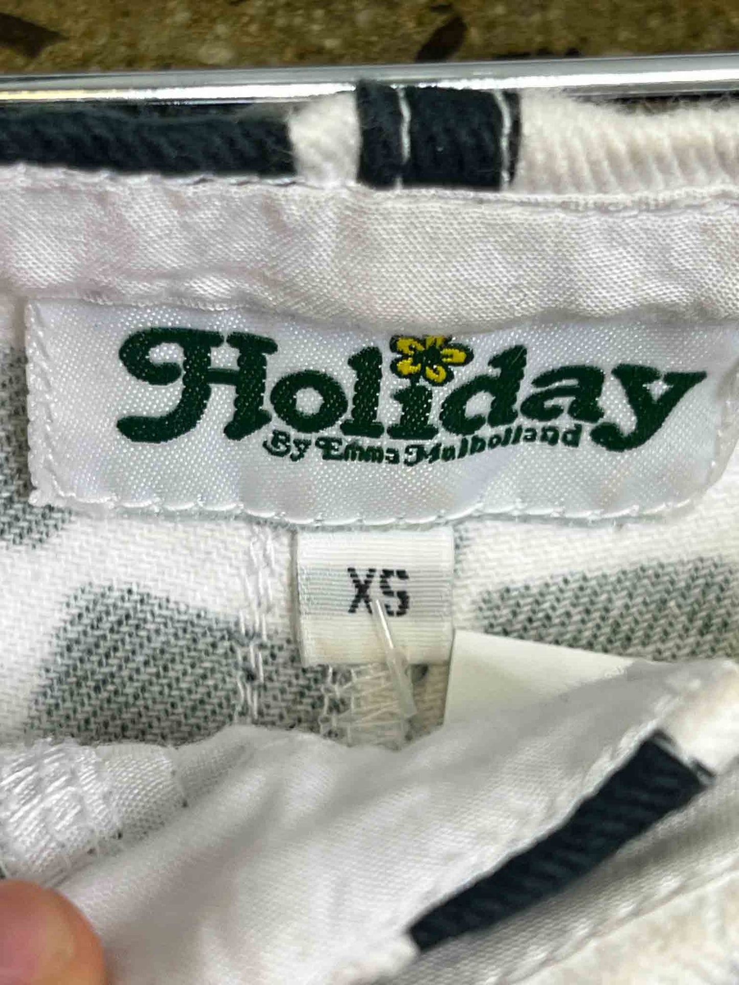 Size XS | Holiday by Emma Mulholland Black and White Check Kokomo Pants