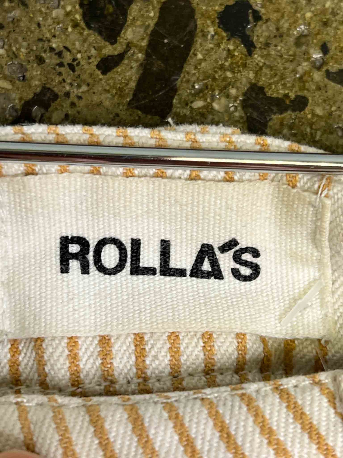 Size 26 | Rolla's Mustard Stripe Old Mate Pants