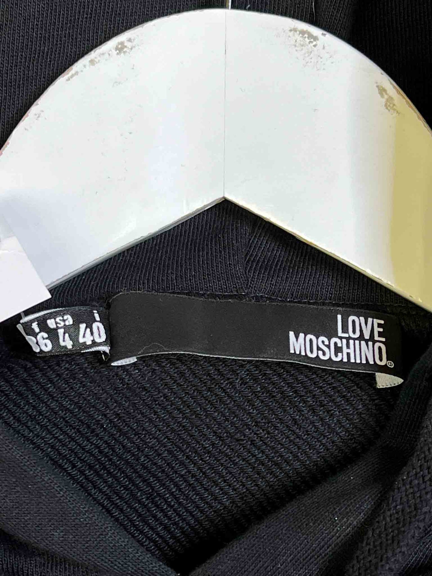 Size 8 | Love Moschino Cropped Boxing Hoodie