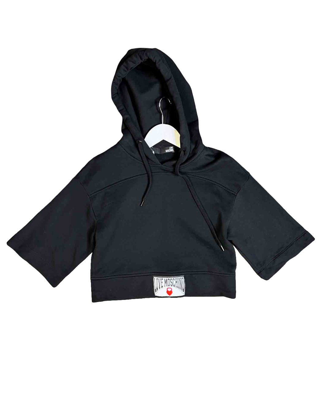 Size 8 | Love Moschino Cropped Boxing Hoodie