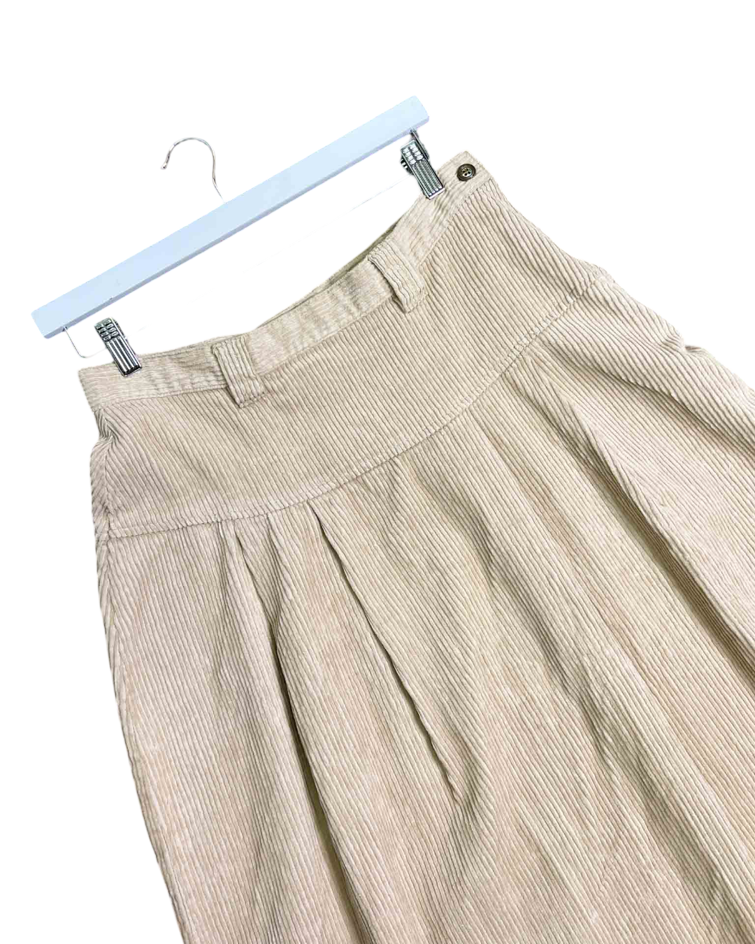 Size 16 | Biscote Corduroy Pleated Midi Skirt