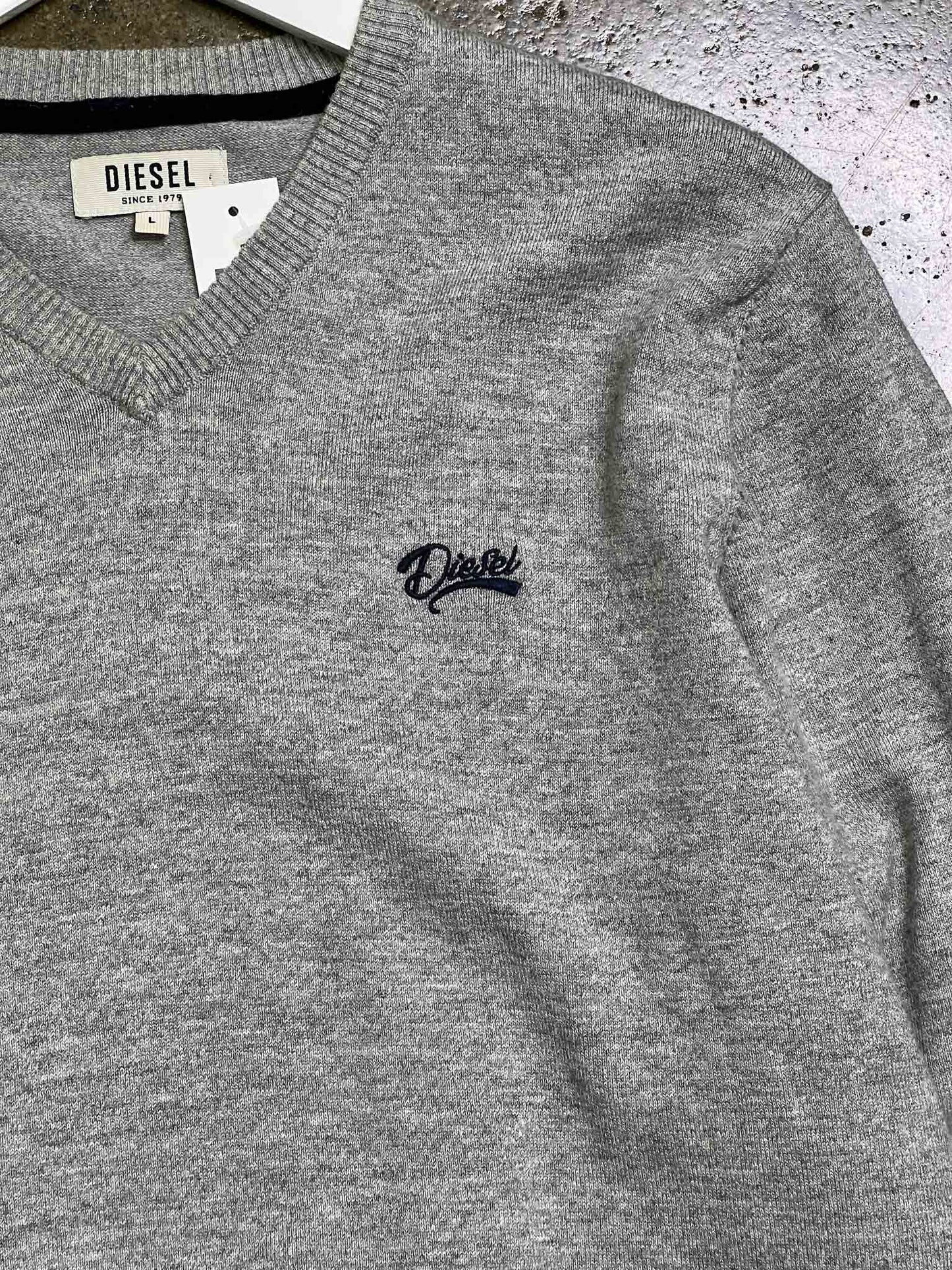 Size L | Diesel Cotton Knit Jumper
