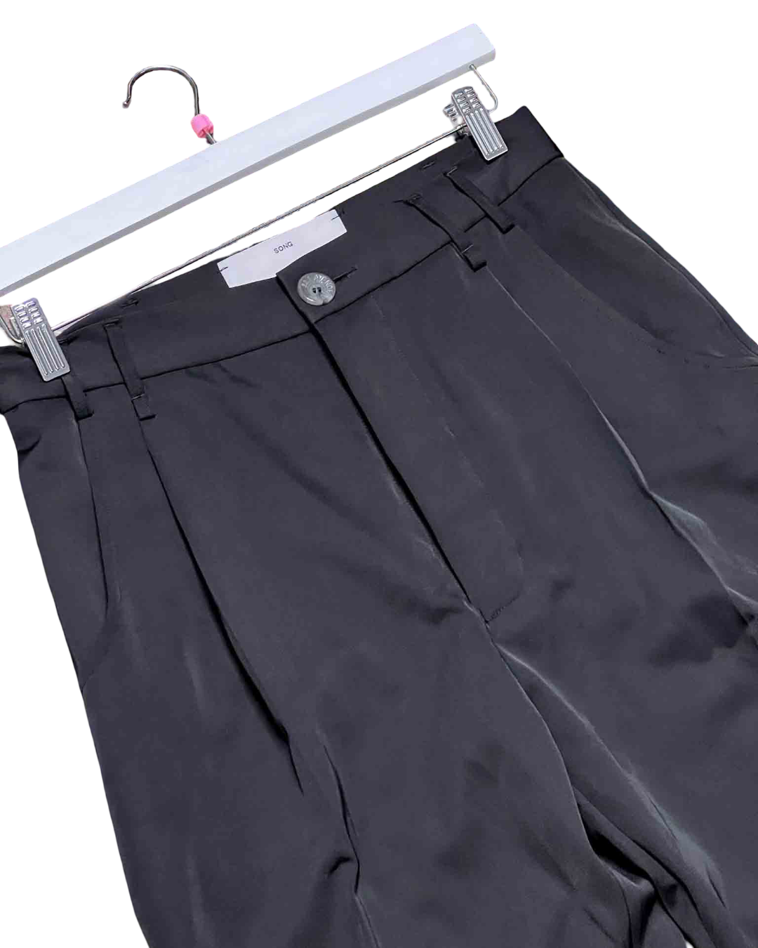 Size 46 (S) | Song For The Mute Straight Leg Pleated Pants