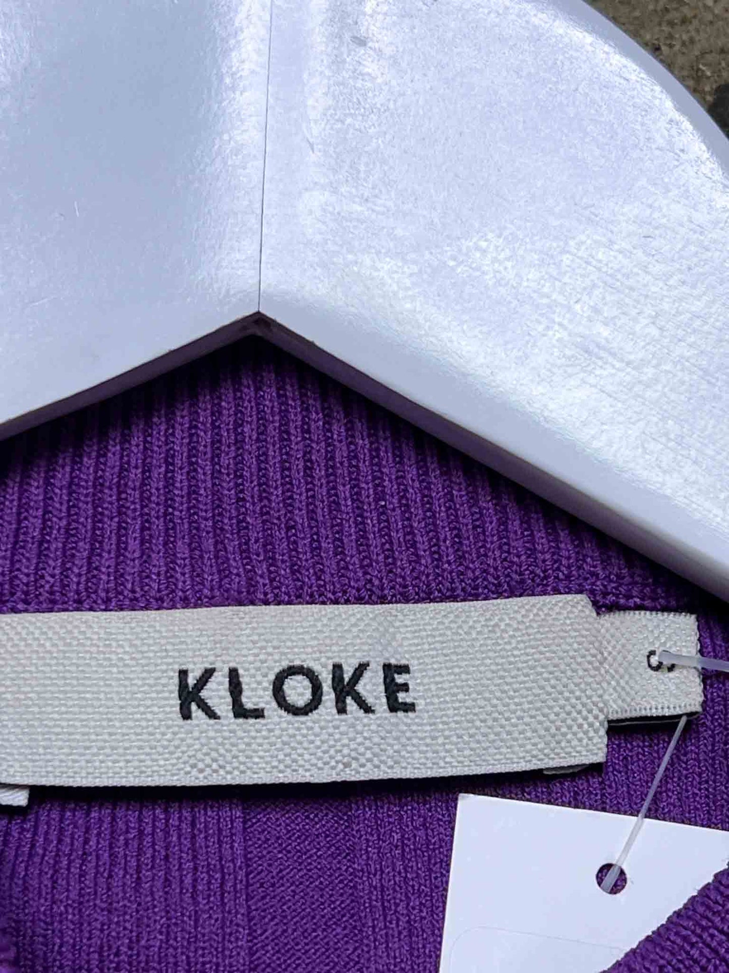 Size S | Kloke Ribbed High Neck Top