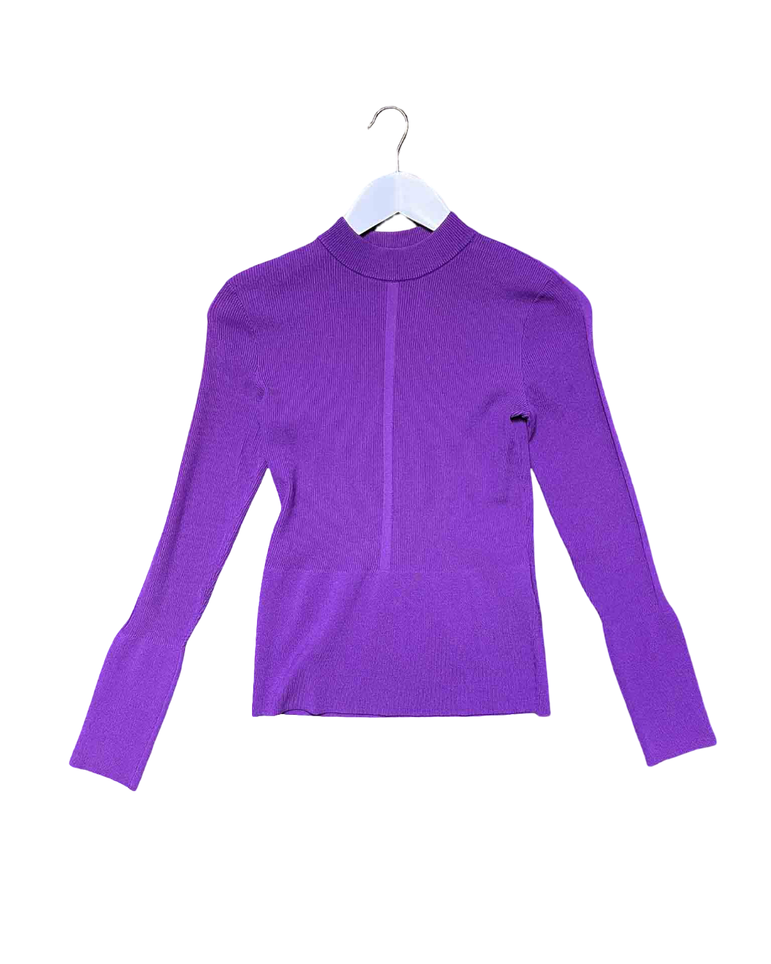 Size S | Kloke Ribbed High Neck Top
