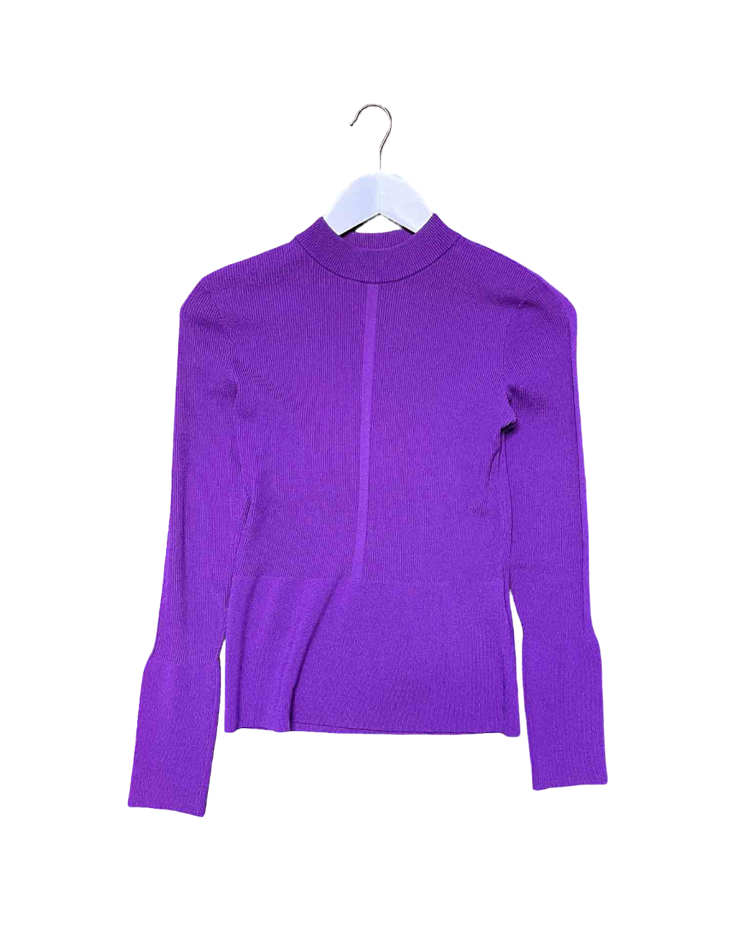 Size S | Kloke Ribbed High Neck Top
