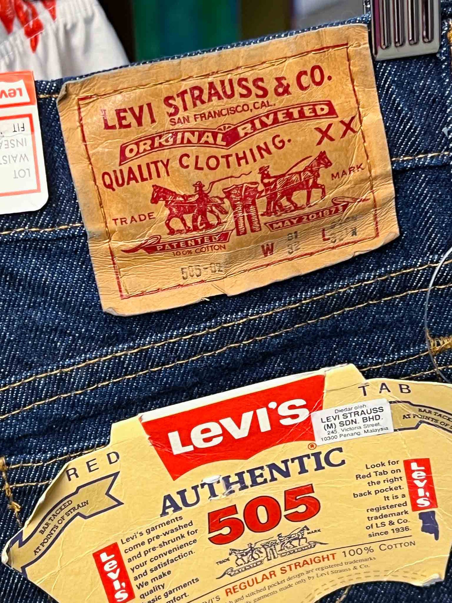 Size 32 | Levi's Vintage Red Label 505 Jeans With Tags
