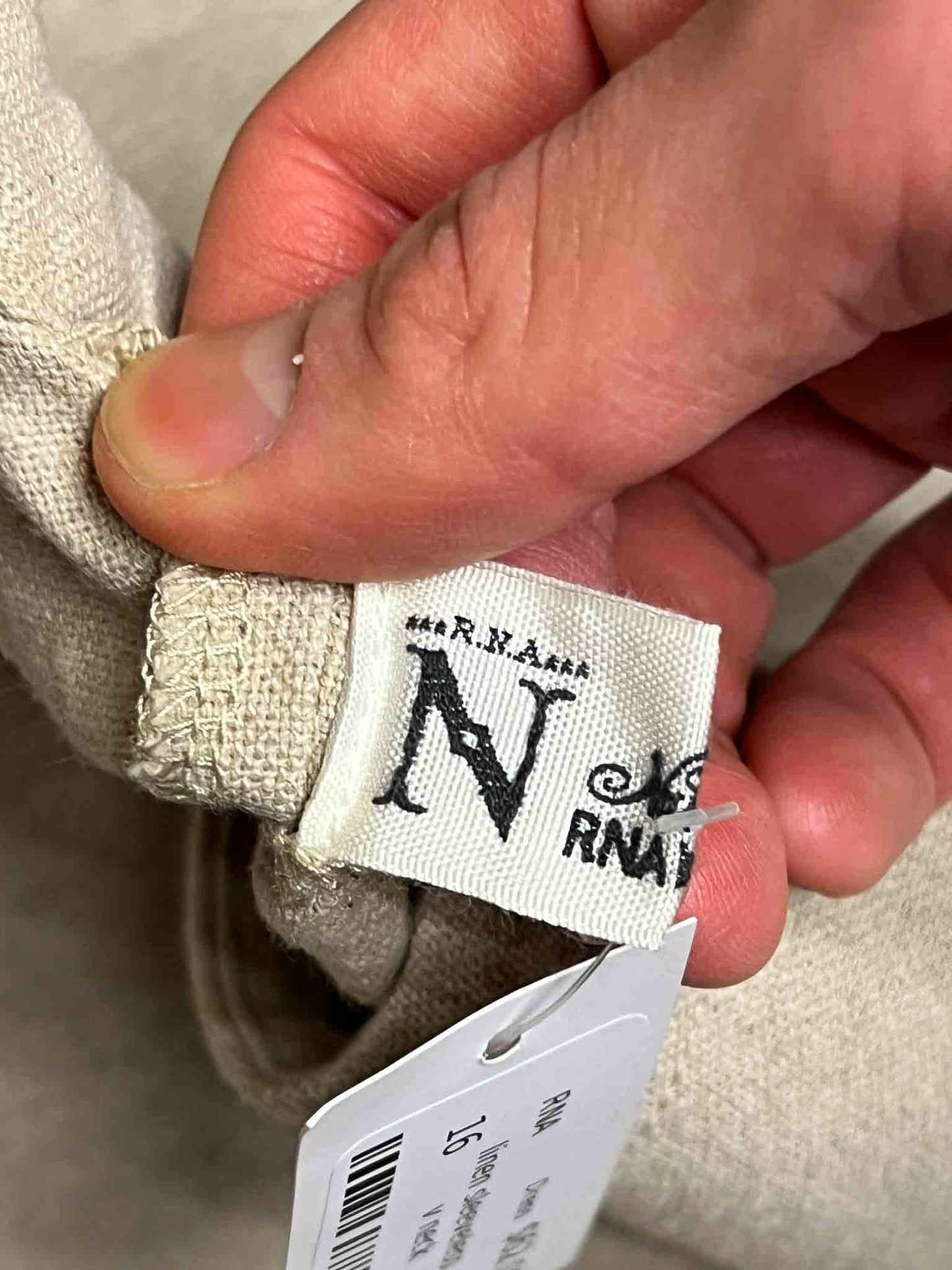 Size 16 | RNA Vintage Linen Dress