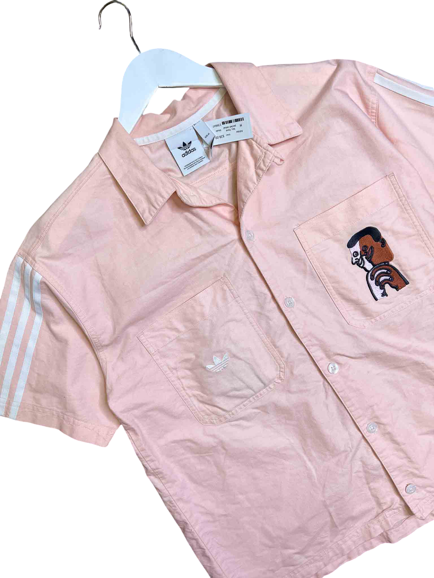 Size M | Adidas Front Pocket Boxy Shirt
