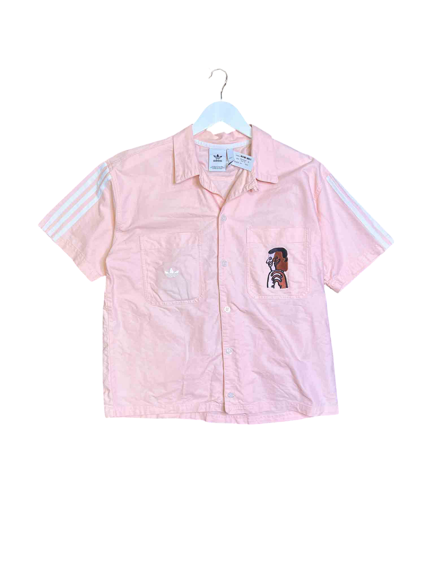 Size M | Adidas Front Pocket Boxy Shirt