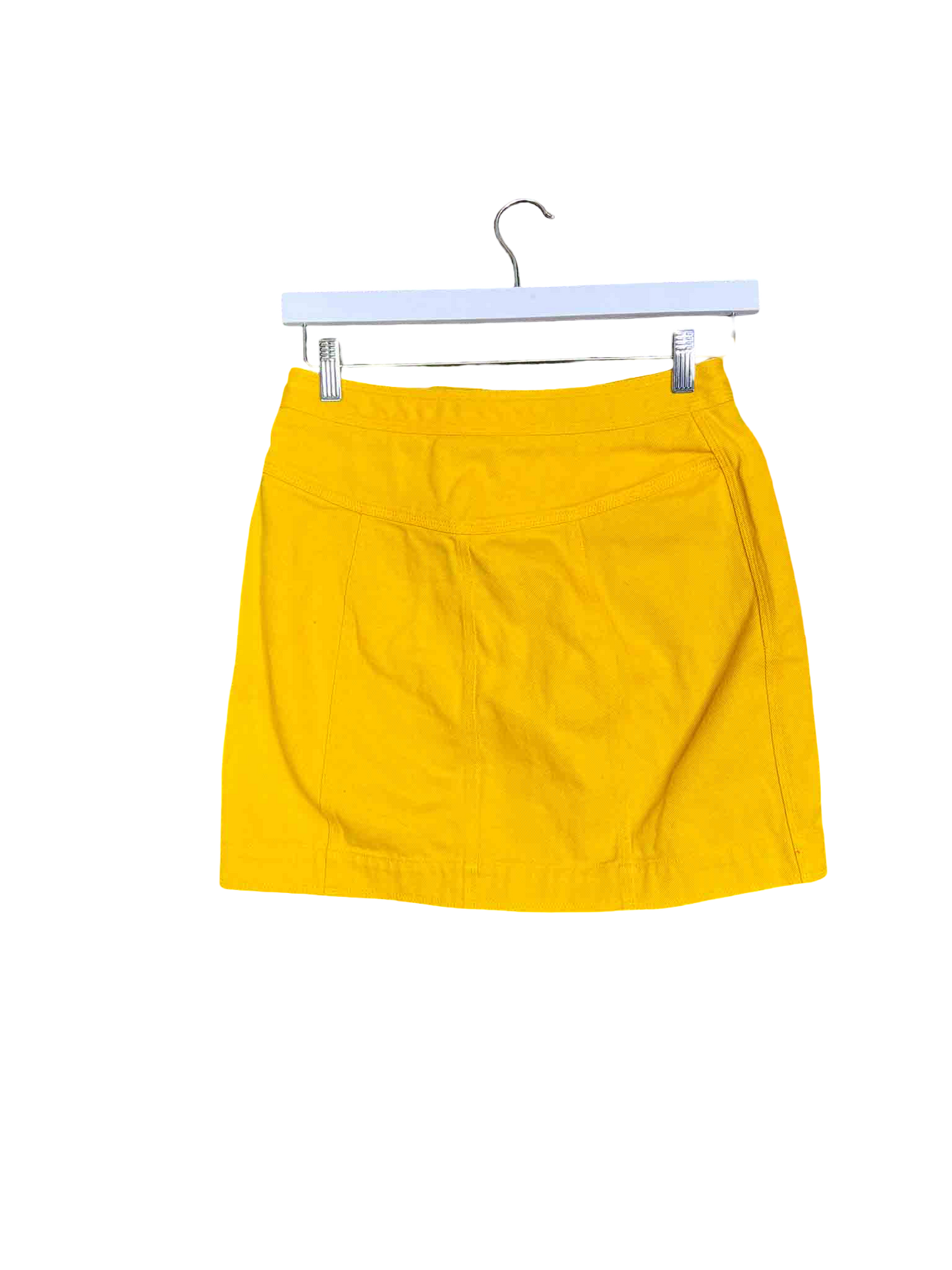 Size 12 | Acler Denim Mini Button Detail Skirt