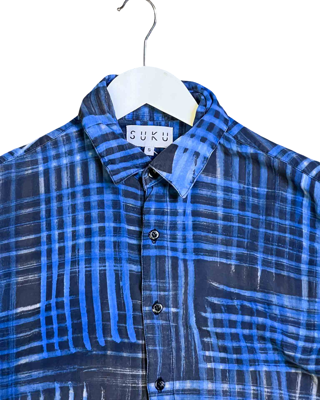 Size S | SUKU Winter Checked Bamboo Shirt