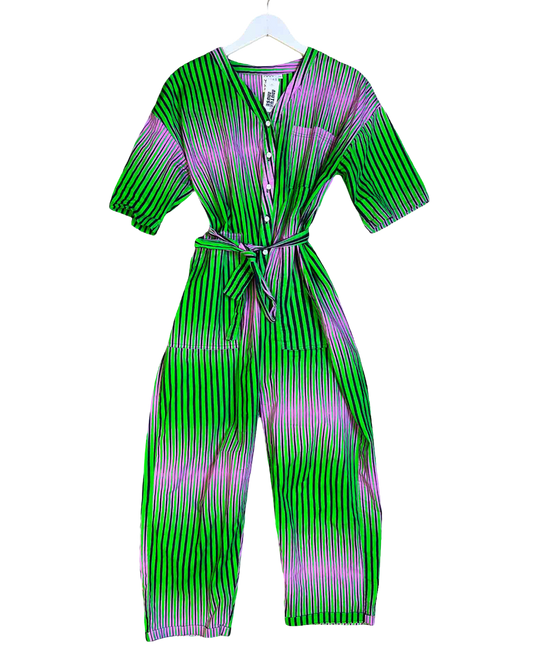 Size XL | Yevu Green / Purple Jumpsuit