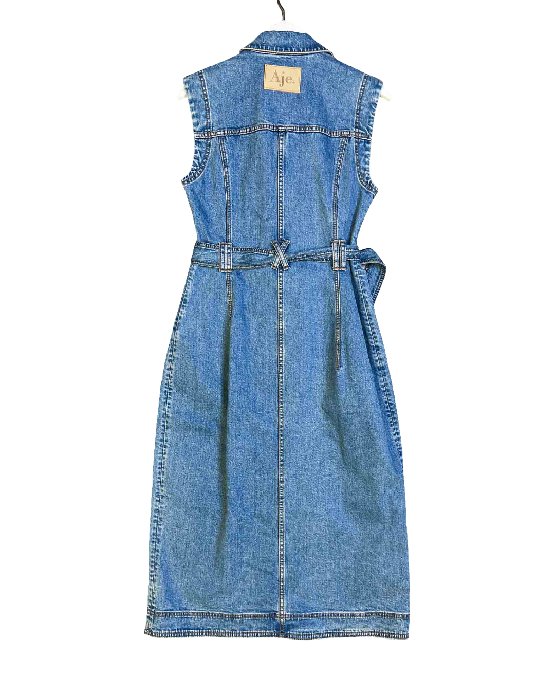 Size 12 | Aje Darcie Denim Midi Dress