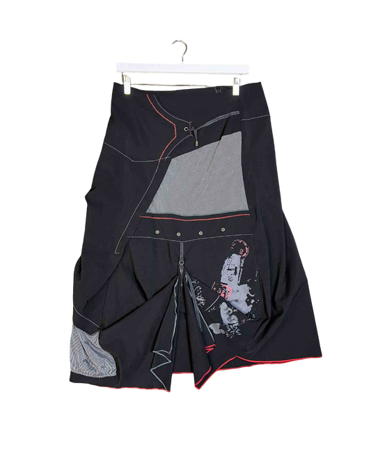 Size XL (16) | Pink Phoenix Vintage Cargo Skirt