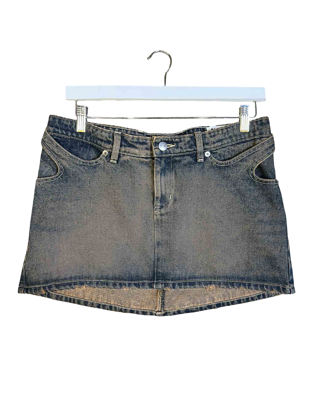 Size 4 (12) | Kahe Denim Back Buckle Mini Skirt