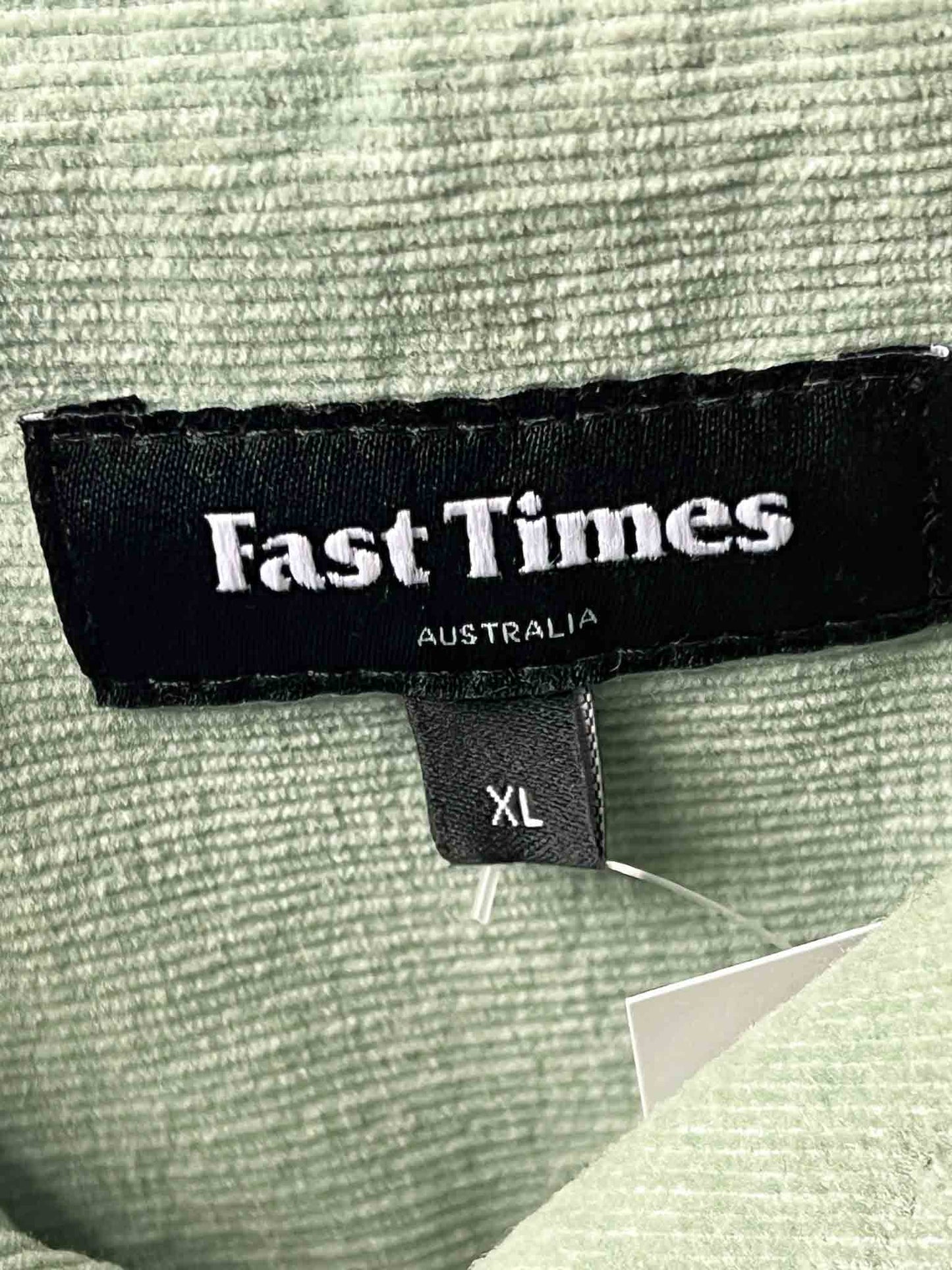 Size XL| Fast Times Pinwale Corduroy Shirt