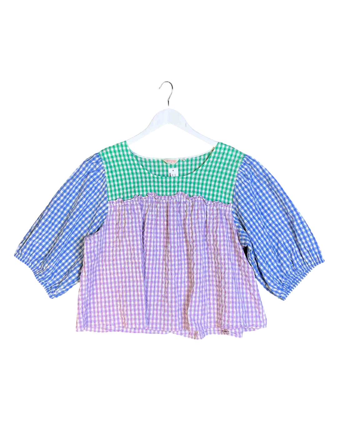 Size 18 | Gorman Patchwork Gingham Top