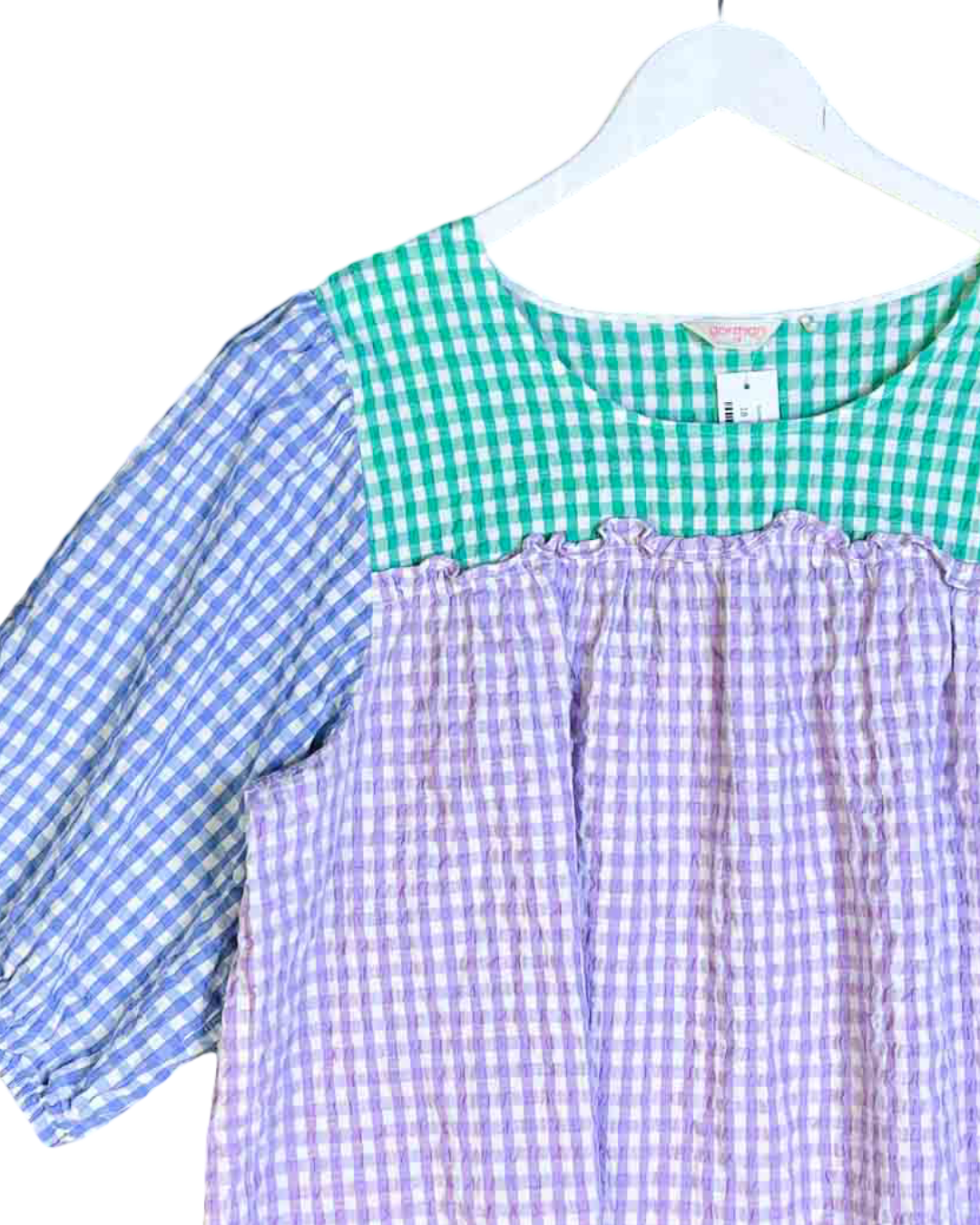 Size 18 | Gorman Patchwork Gingham Top