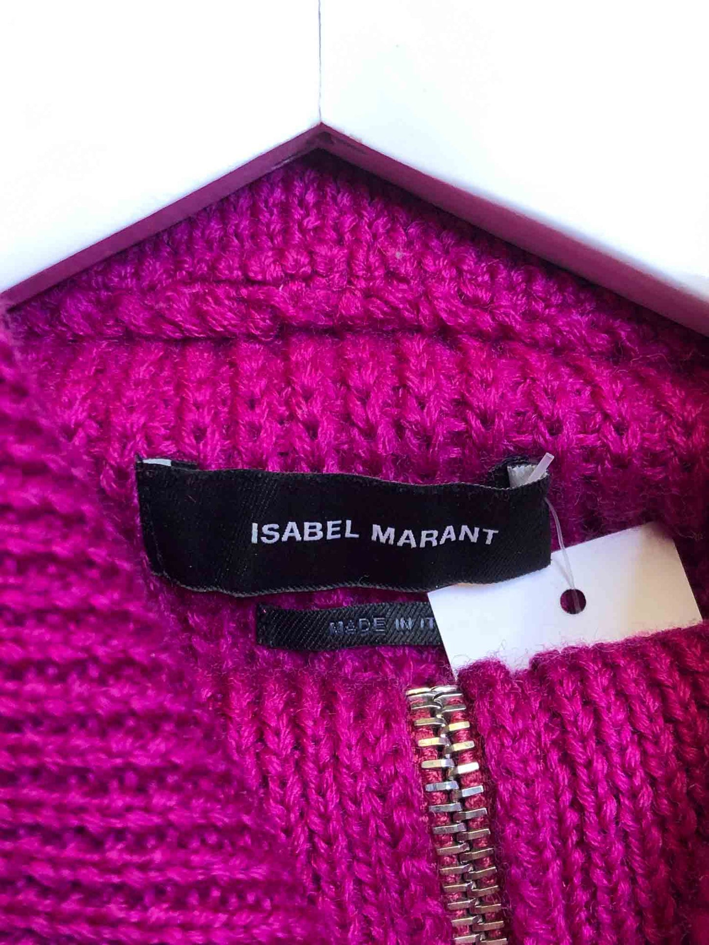 Size 36 (8) | Isabel Marant 1/4 Zip Wool Knit Jumper