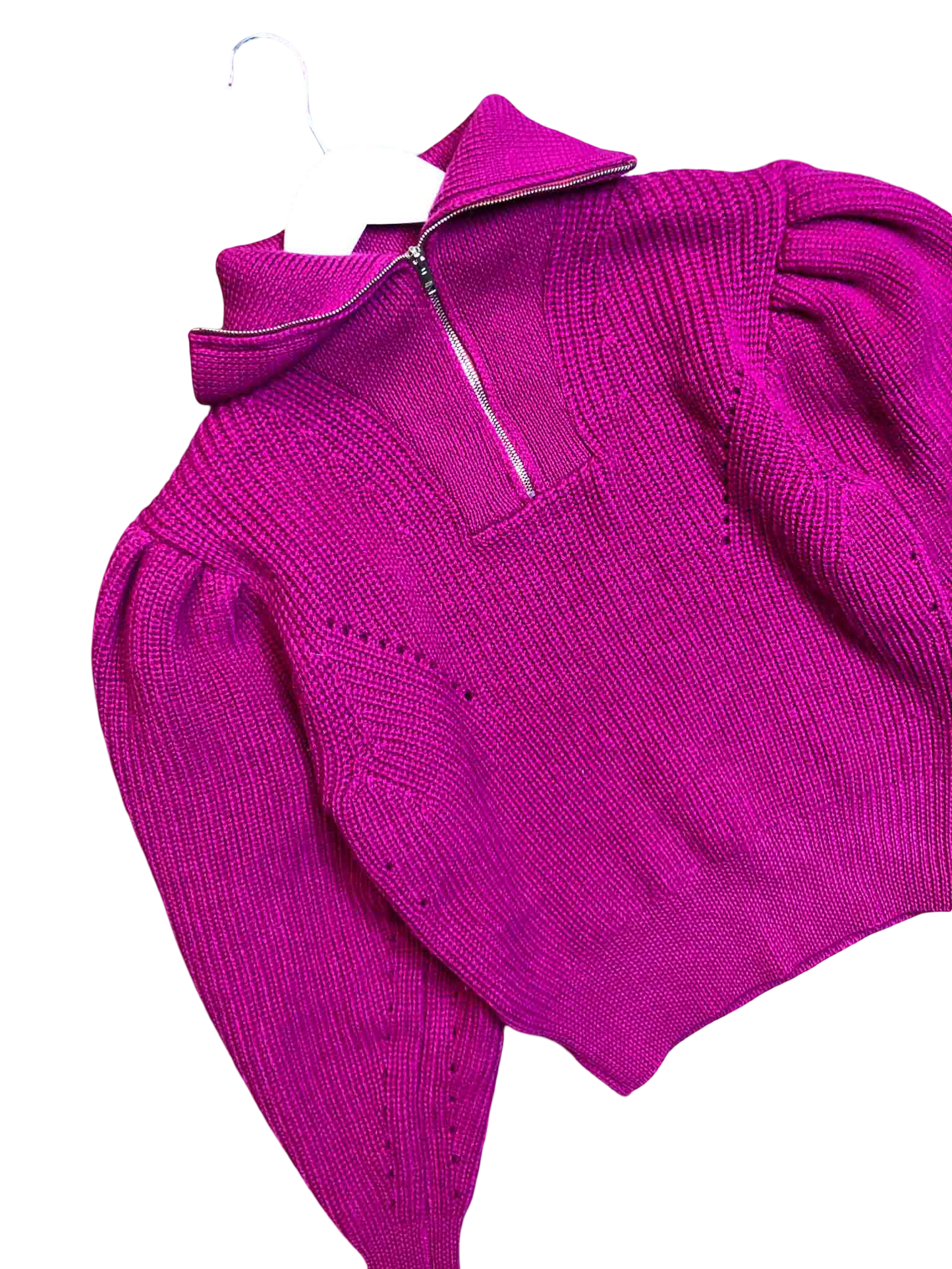 Size 36 (8) | Isabel Marant 1/4 Zip Wool Knit Jumper
