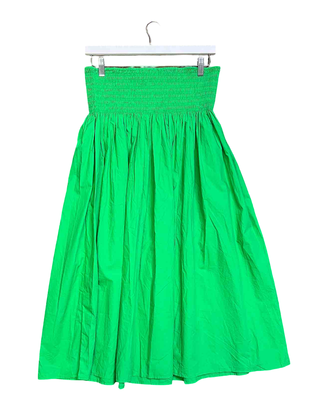 Size L | COS Green Midi Skirt