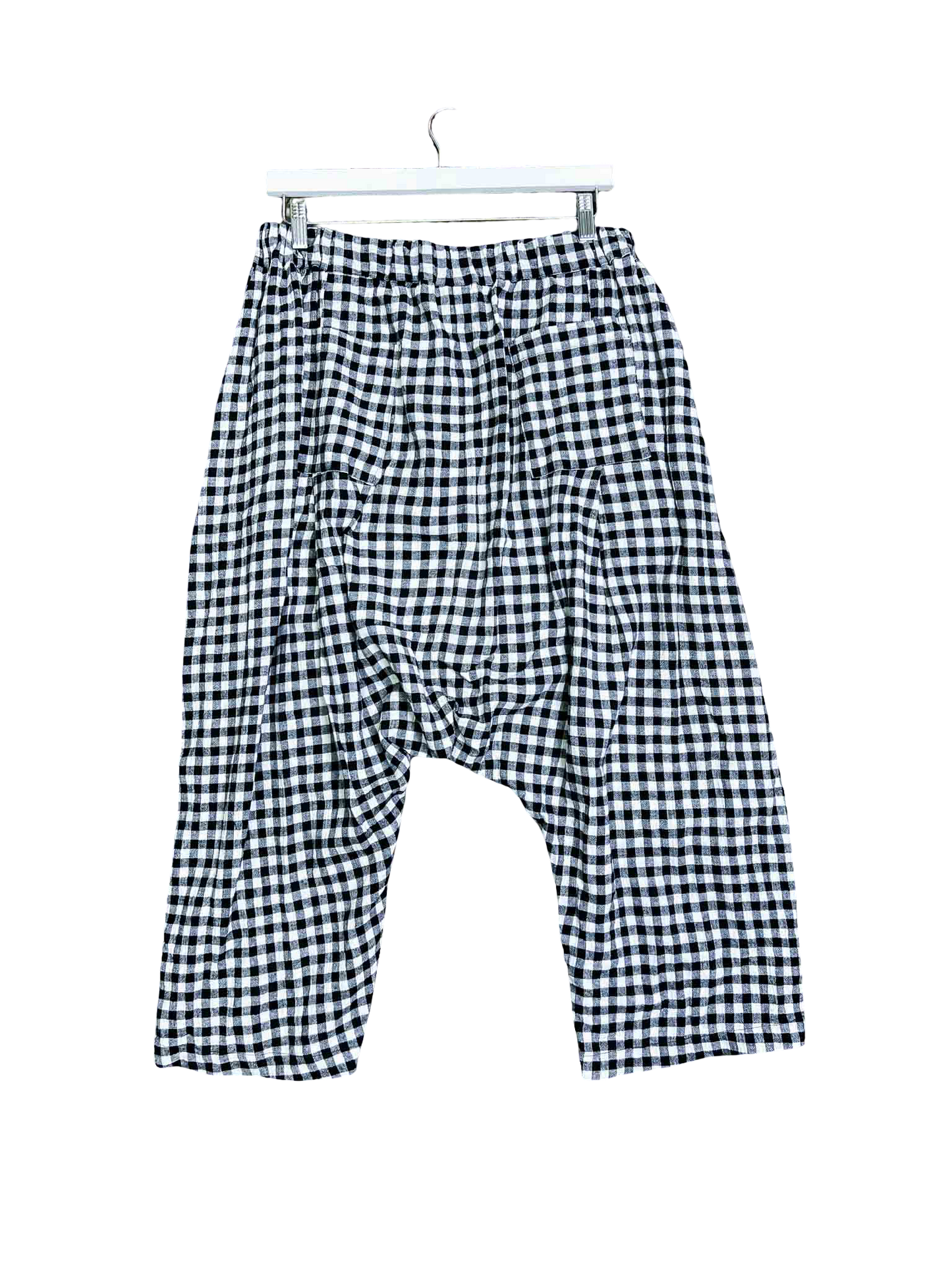 Size L | Dogstar Gingham Drop Crotch Pants