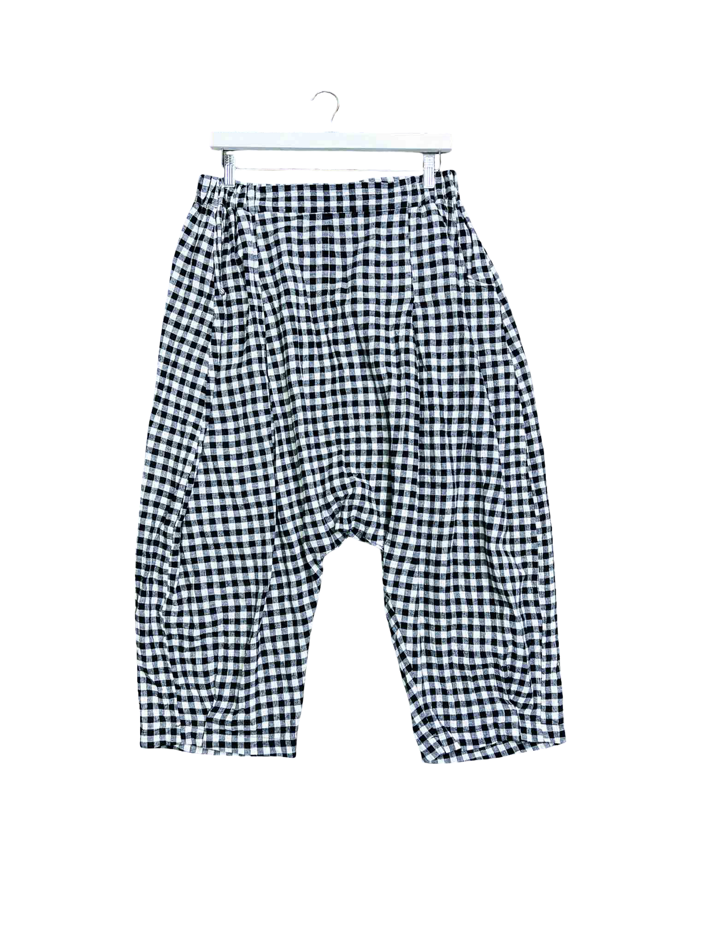 Size L | Dogstar Gingham Drop Crotch Pants