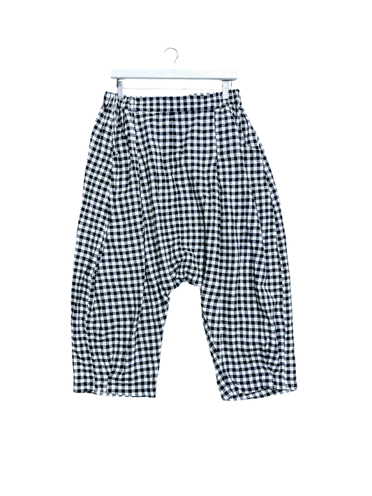 Size L | Dogstar Gingham Drop Crotch Pants
