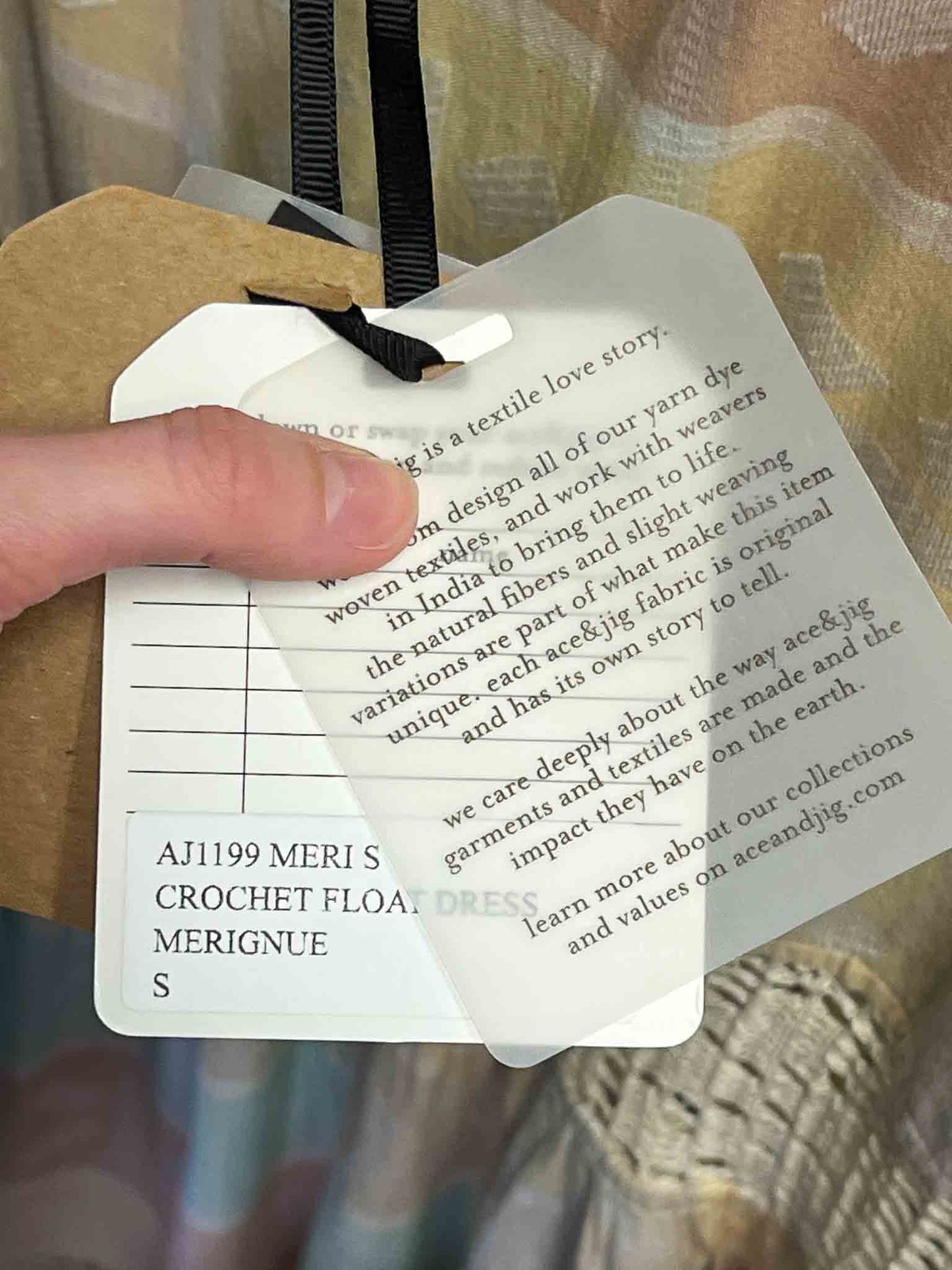 Size S | Ace & Jig Crochet Float Maxi Dress With Tags