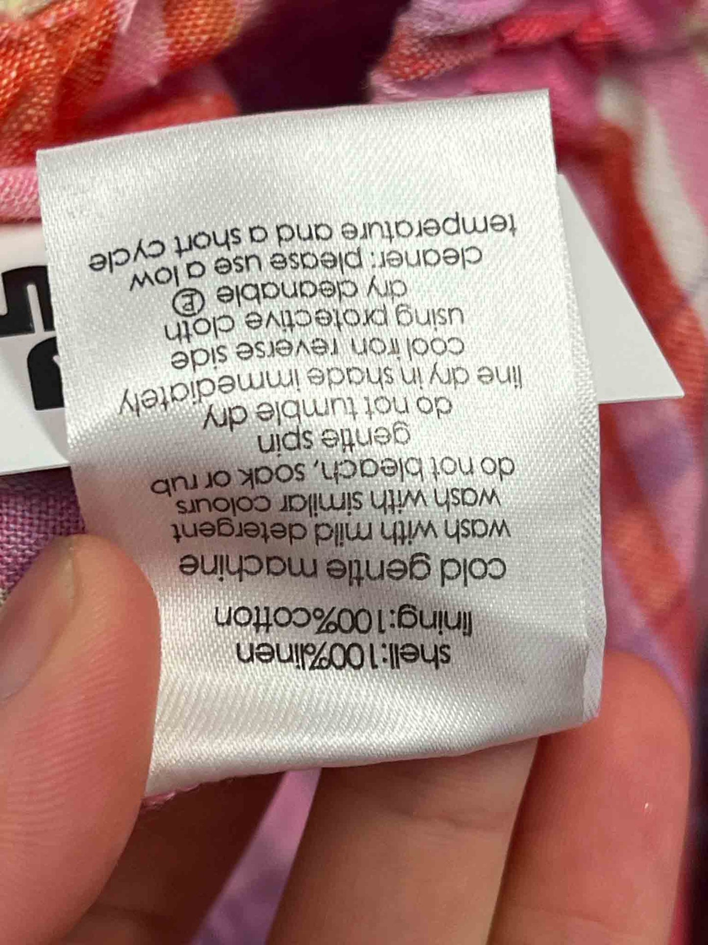 Size 16 | Gorman 'Vivid' Plaid Print Linen Shorts